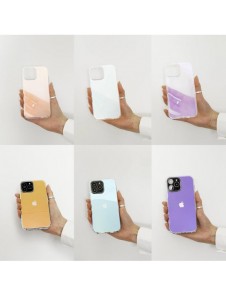 Aurora Fodral Fodral för iPhone 12 Neon Gel Cover Guld
