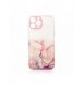 Marmorfodral till iPhone 13 Pro Max Gel Cover Marble Pink