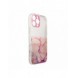 Marmorfodral till iPhone 13 Pro Max Gel Cover Marble Pink