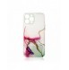 Marmorfodral till iPhone 12 Gel Cover Mint Marble