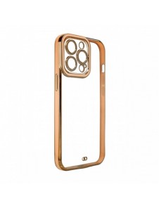Modefodral till Xiaomi Redmi Note 11 Pro Gold Frame Gel Cover Gold
