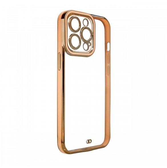 Modefodral till Xiaomi Redmi Note 11 Pro Gold Frame Gel Cover Gold