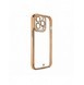 Modefodral till Xiaomi Redmi Note 11 Pro Gold Frame Gel Cover Gold