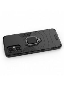Ring Armour tuff hybridfodral + magnetisk hållare för OnePlus Nord N20 5G svart