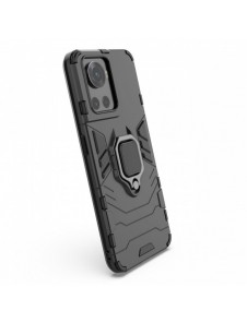 Ring Armor pansarhybridfodral + magnetisk hållare för OnePlus Ace svart