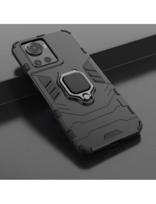 Ring Armor pansarhybridfodral + magnetisk hållare för OnePlus Ace svart