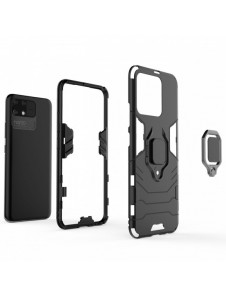 Ring Armor tuff hybridfodral överdrag + magnethållare Realme Narzo 50A svart