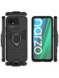 Ring Armor tuff hybridfodral överdrag + magnethållare Realme Narzo 50A svart