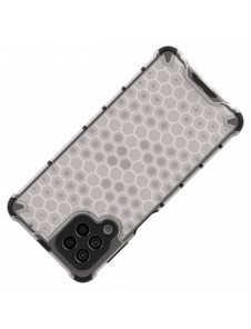 Honeycomb fodral pansrat skal med en gelram för Samsung Galaxy M53 5G transparent