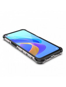 Honeycomb fodral pansarfodral med gelram Oppo A76 / Oppo A36 / Realme 9i svart