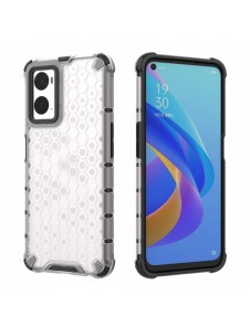 Honeycomb fodral pansarfodral med gelram Oppo A76 / Oppo A36 / Realme 9i svart