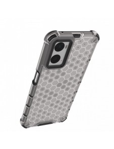 Honeycomb fodral pansarfodral med gelram Oppo A76 / Oppo A36 / Realme 9i svart