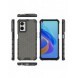 Honeycomb fodral pansarfodral med gelram Oppo A76 / Oppo A36 / Realme 9i svart