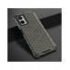 Honeycomb fodral pansarfodral med gelram Oppo A76 / Oppo A36 / Realme 9i svart