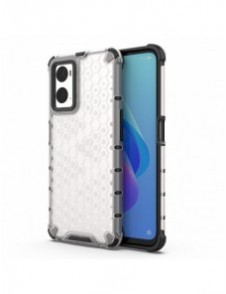 Honeycomb fodral pansarfodral med gelram Oppo A76 / Oppo A36 / Realme 9i transparent