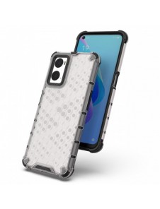 Honeycomb fodral pansarfodral med gelram Oppo A76 / Oppo A36 / Realme 9i transparent