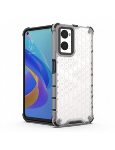 Honeycomb fodral pansarfodral med gelram Oppo A76 / Oppo A36 / Realme 9i transparent