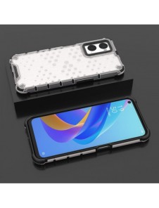 Honeycomb fodral pansarfodral med gelram Oppo A76 / Oppo A36 / Realme 9i transparent