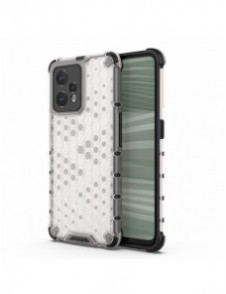 Honeycomb fodral pansarfodral med gelram Realme 9 Pro + (9 Pro Plus) transparent