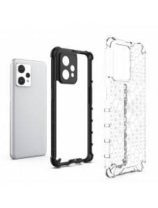 Honeycomb fodral pansarfodral med gelram Realme 9 Pro + (9 Pro Plus) transparent
