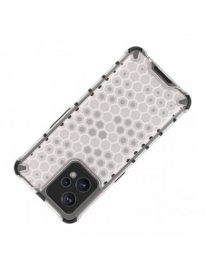 Honeycomb fodral pansarfodral med gelram Realme 9 Pro + (9 Pro Plus) transparent