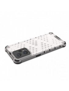 Honeycomb fodral pansarfodral med gelram Realme 9 Pro + (9 Pro Plus) transparent