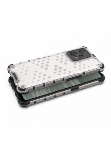 Honeycomb fodral pansarfodral med gelram Realme 9 Pro + (9 Pro Plus) transparent