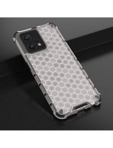 Honeycomb fodral pansarfodral med gelram Realme 9 Pro + (9 Pro Plus) transparent