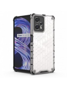 Honeycomb fodral pansarfodral med en gelram Realme 9 Pro svart