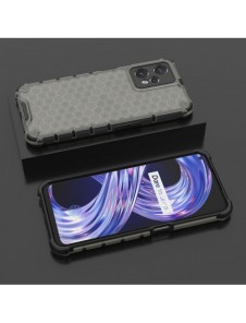 Honeycomb fodral pansarfodral med en gelram Realme 9 Pro svart