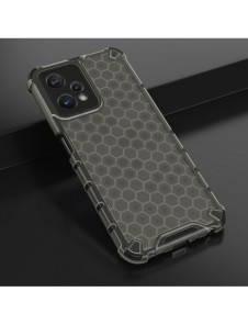 Honeycomb fodral pansarfodral med en gelram Realme 9 Pro svart