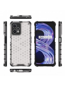 Honeycomb fodral pansarfodral med Realme 9 Pro gelram transparent