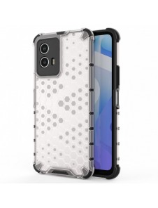 Honeycomb fodral pansarskydd med gelram Vivo Y55 / Y75 / Y33s / iQOO Z6 / iQOO U5 transparent