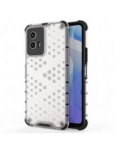 Honeycomb fodral pansarskydd med gelram Vivo Y55 / Y75 / Y33s / iQOO Z6 / iQOO U5 transparent