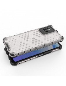 Honeycomb fodral pansarskydd med gelram Vivo Y55 / Y75 / Y33s / iQOO Z6 / iQOO U5 transparent