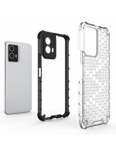 Honeycomb fodral pansarskydd med gelram Vivo Y55 / Y75 / Y33s / iQOO Z6 / iQOO U5 transparent