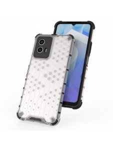 Honeycomb fodral pansarskydd med gelram Vivo Y55 / Y75 / Y33s / iQOO Z6 / iQOO U5 transparent