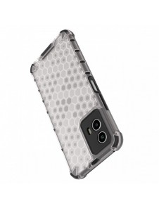 Honeycomb fodral pansarskydd med gelram Vivo Y55 / Y75 / Y33s / iQOO Z6 / iQOO U5 transparent