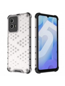 Honeycomb fodral pansarskydd med gelram Vivo Y55 / Y75 / Y33s / iQOO Z6 / iQOO U5 transparent