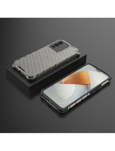 Honeycomb fodral pansarfodral med en gelram Vivo V23 5G svart