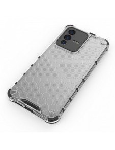 Honeycomb fodral pansarfodral med en gelram Vivo V23 5G svart