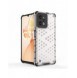 Honeycomb fodral pansarfodral med en gelram Realme C31 transparent