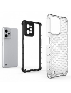 Honeycomb fodral pansarfodral med en gelram Realme C31 transparent