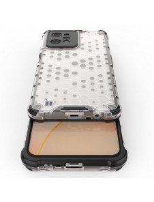 Honeycomb fodral pansarfodral med en gelram Realme C31 transparent