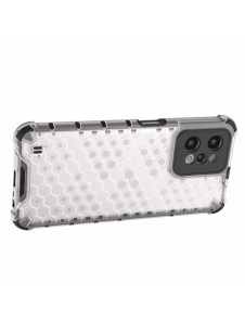 Honeycomb fodral pansarfodral med en gelram Realme C31 transparent