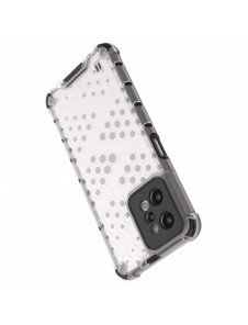 Honeycomb fodral pansarfodral med en gelram Realme C31 transparent
