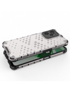 Honeycomb fodral pansarfodral med en gelram Realme C35 transparent