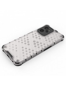 Honeycomb fodral pansarfodral med en gelram Realme C35 transparent