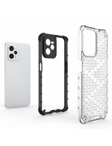 Honeycomb fodral pansarfodral med en gelram Realme C35 transparent