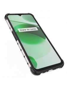 Honeycomb fodral pansarfodral med en gelram Realme C35 transparent
